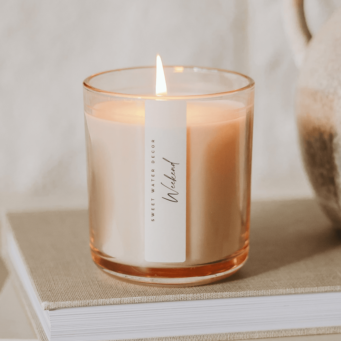 Weekend Soy Candle - Tinted Glass Jar - 12 oz