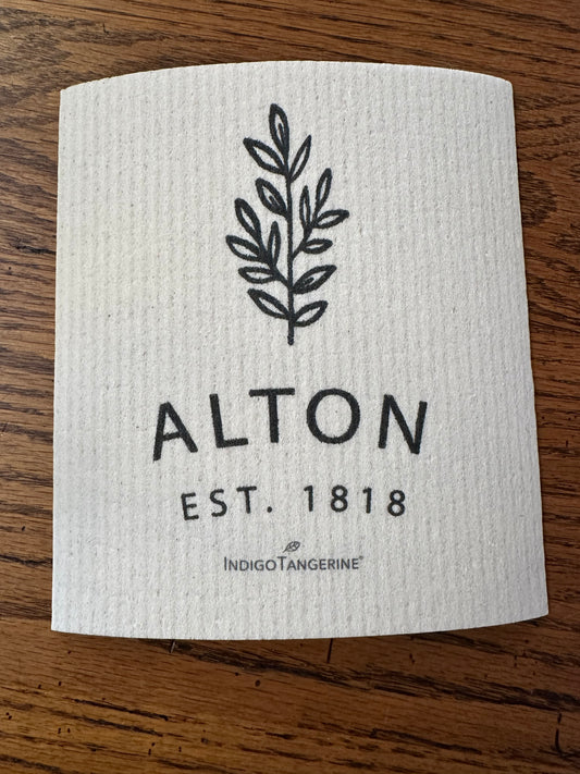 Alton Illinois with Branch - Swedish Dish Cloth