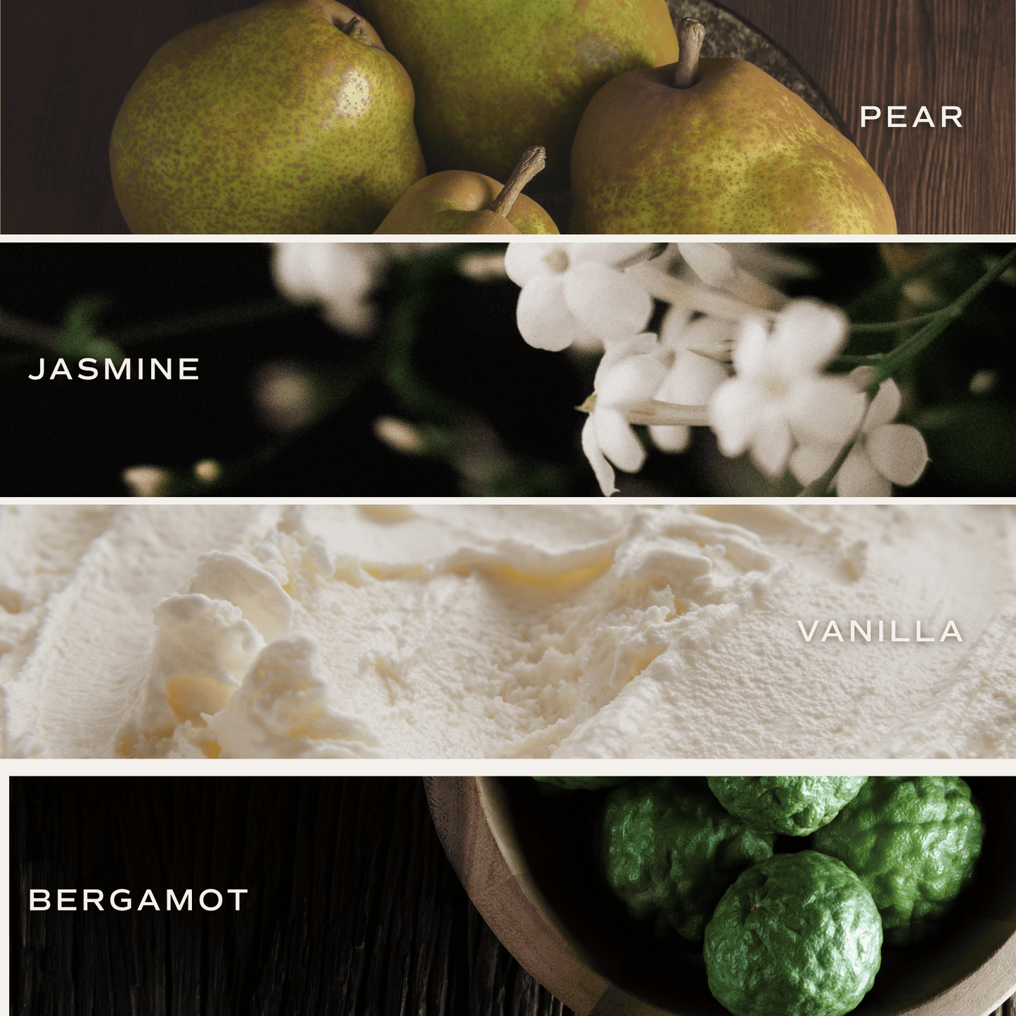 Bougie de soja au cachemire et à la vanille - Pot blanc - 11 oz