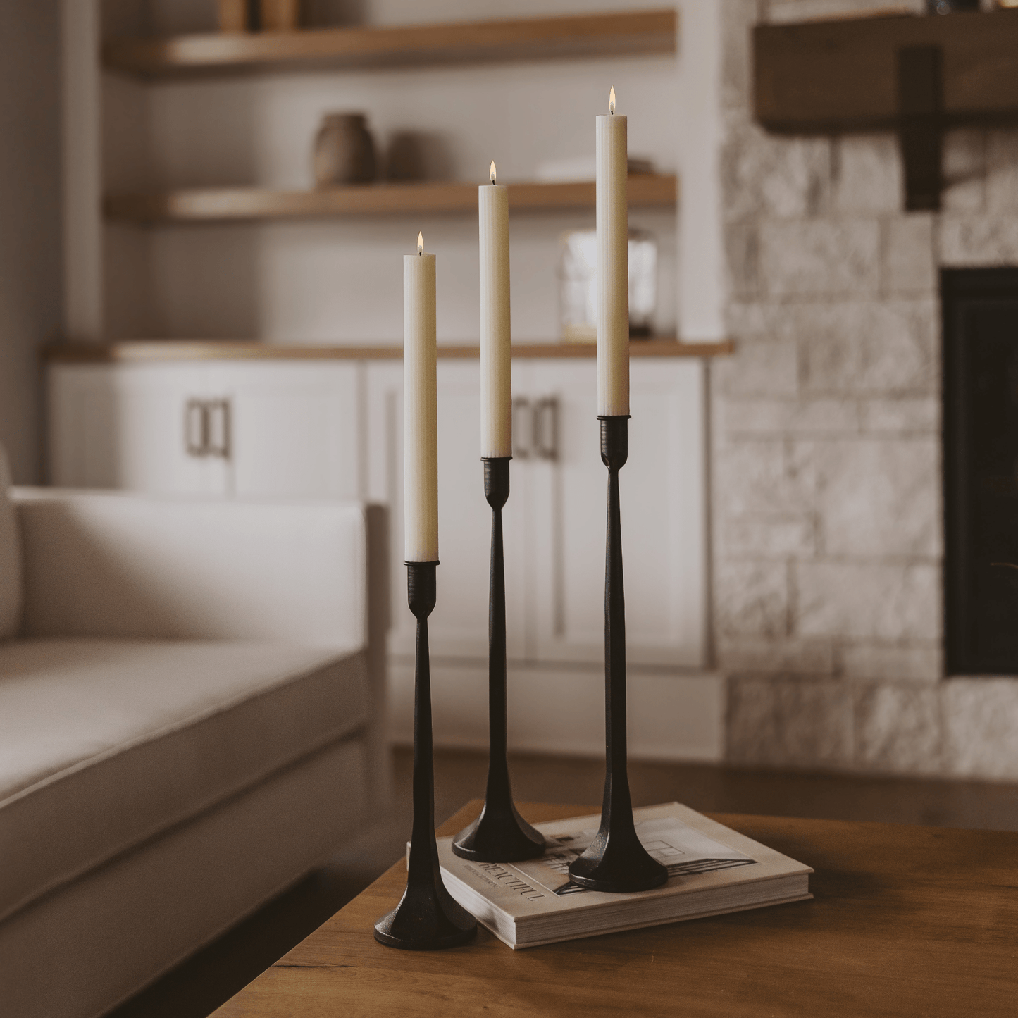 Cast Iron Taper Candle Holders - Sweet Water Decor