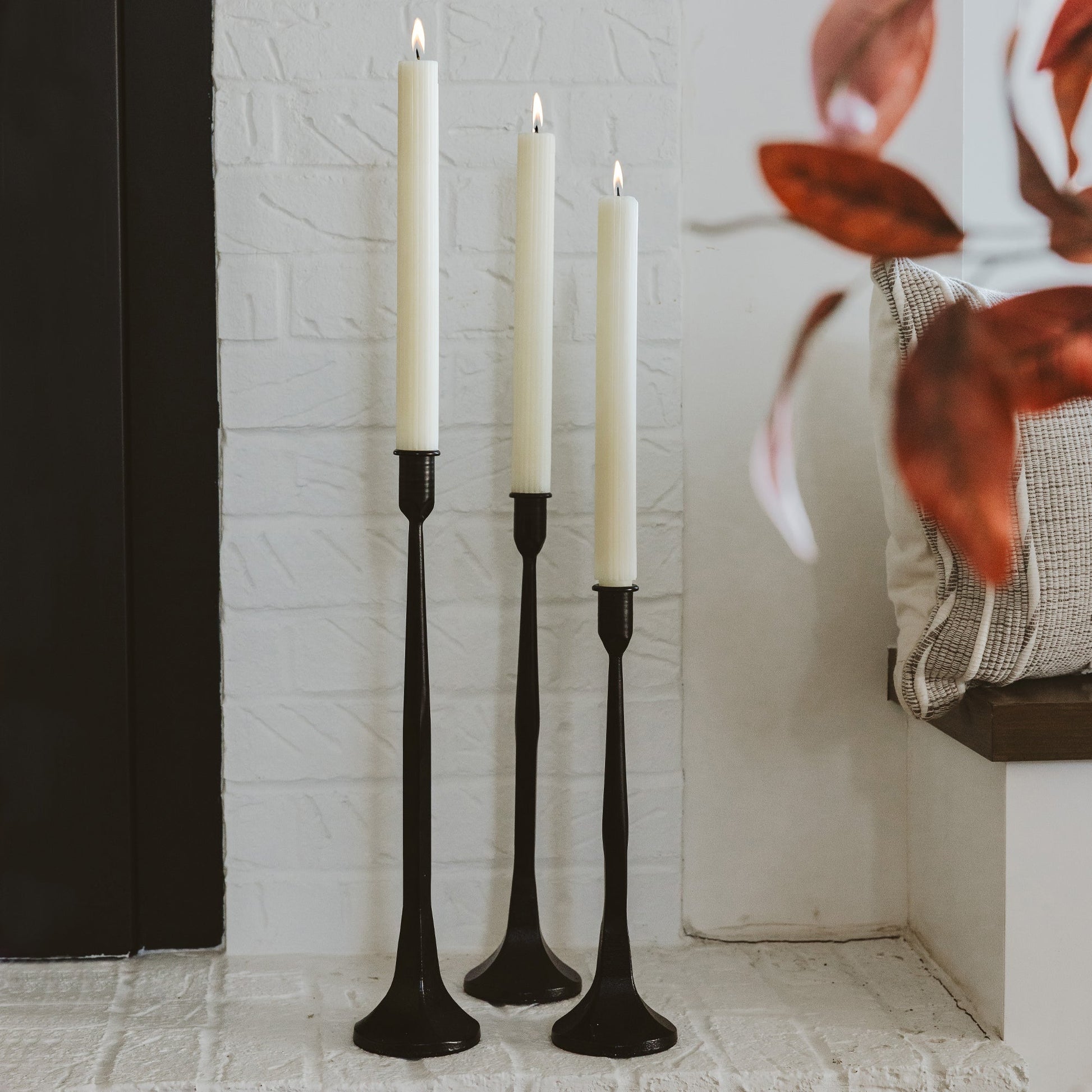 Cast Iron Taper Candle Holders - Sweet Water Decor