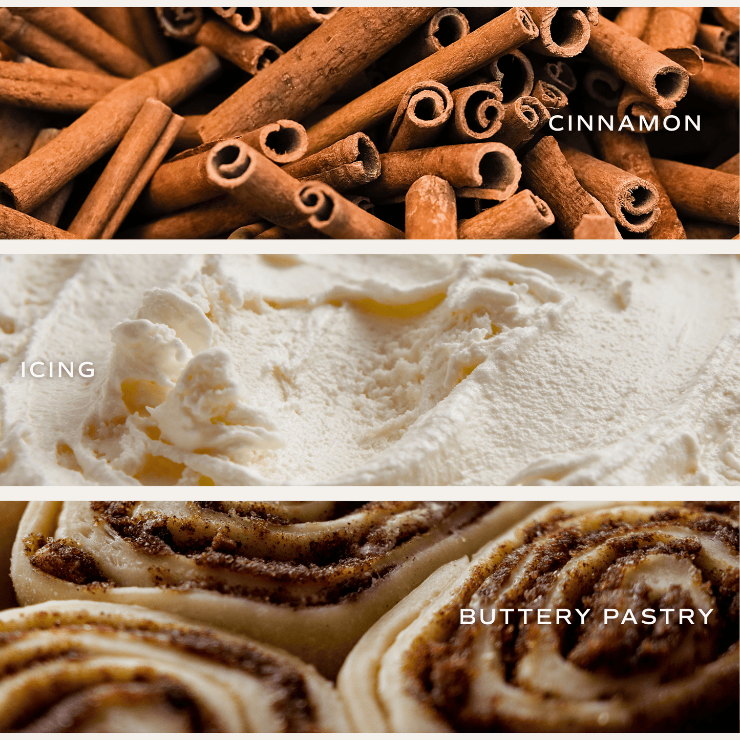 Cinnamon Rolls Soy Candle - Tan Matte Jar - 15 oz - Sweet Water Decor