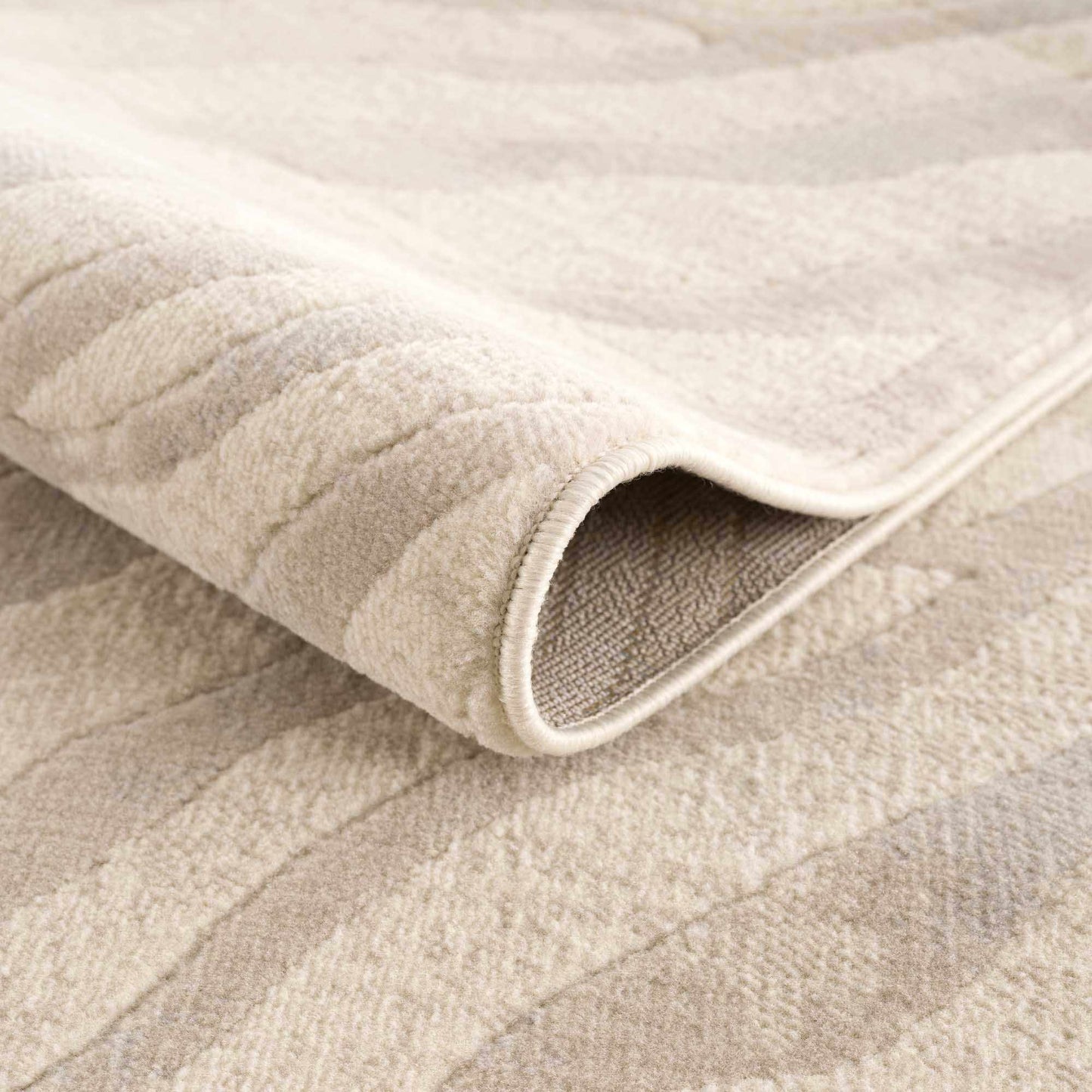 Tapis beige à imprimé zèbre Manteca