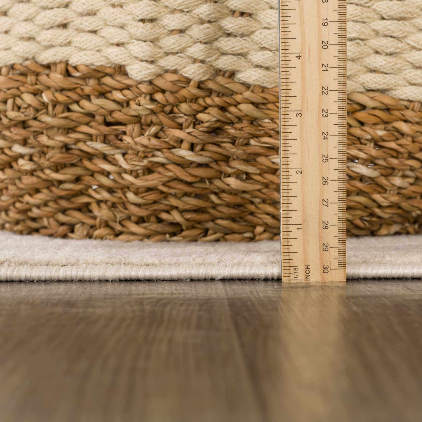 Tapis beige à imprimé zèbre Manteca