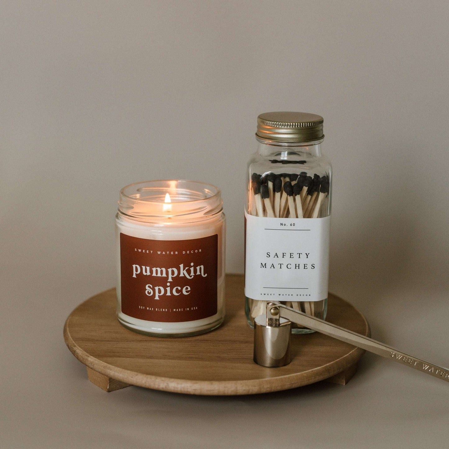 Black Tip Safety Matches - 60 Count 3.75’’ - Sweet Water Decor