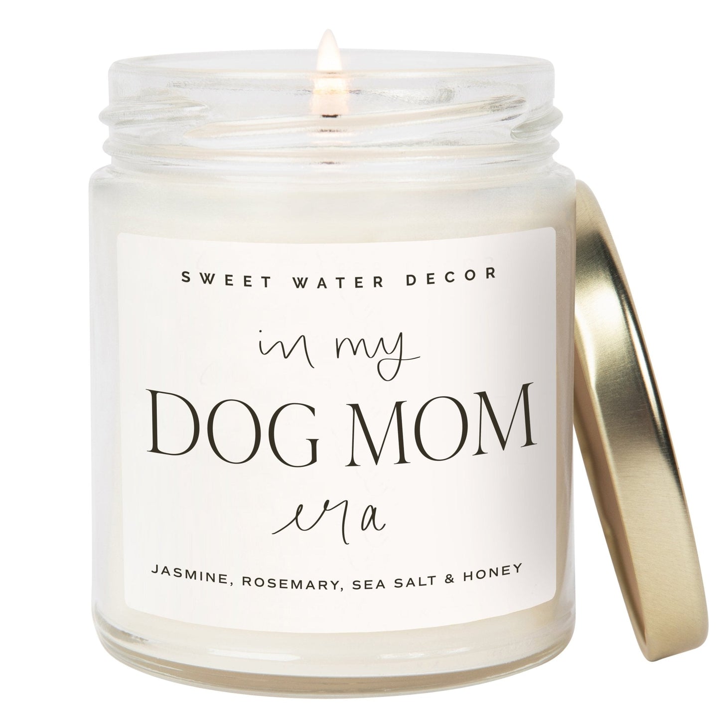 Bougie de soja In My Dog Mom Era - Pot transparent - 9 oz 