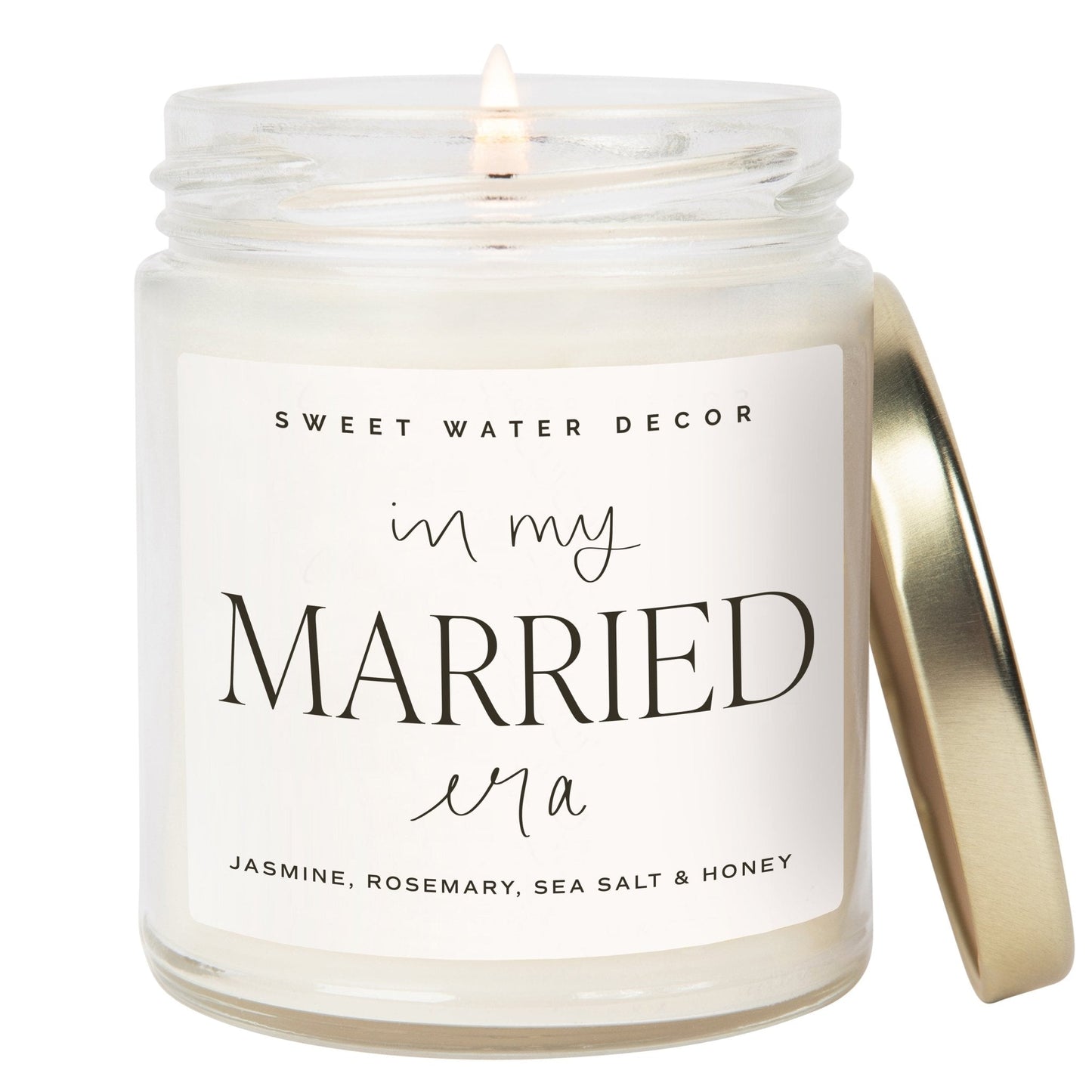 Bougie de soja In My Married Era - Pot transparent - 9 oz 