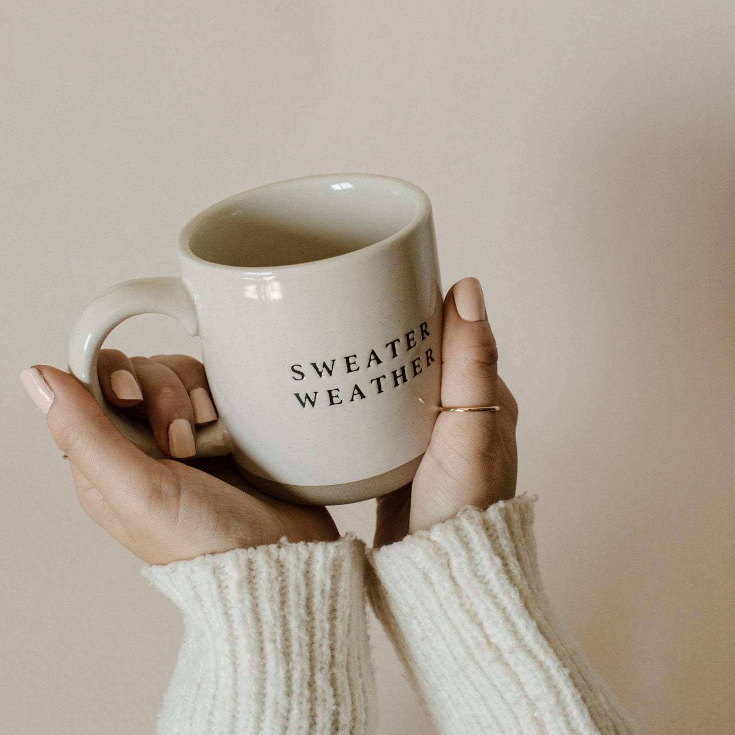 Tasse à café en grès pour temps de pull