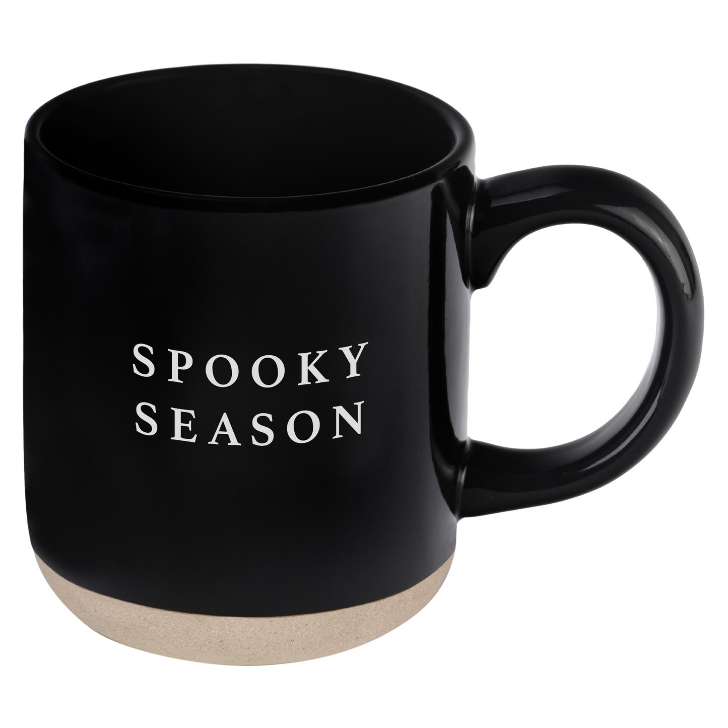 Spooky Season 14oz. Black Stoneware Coffee Mug