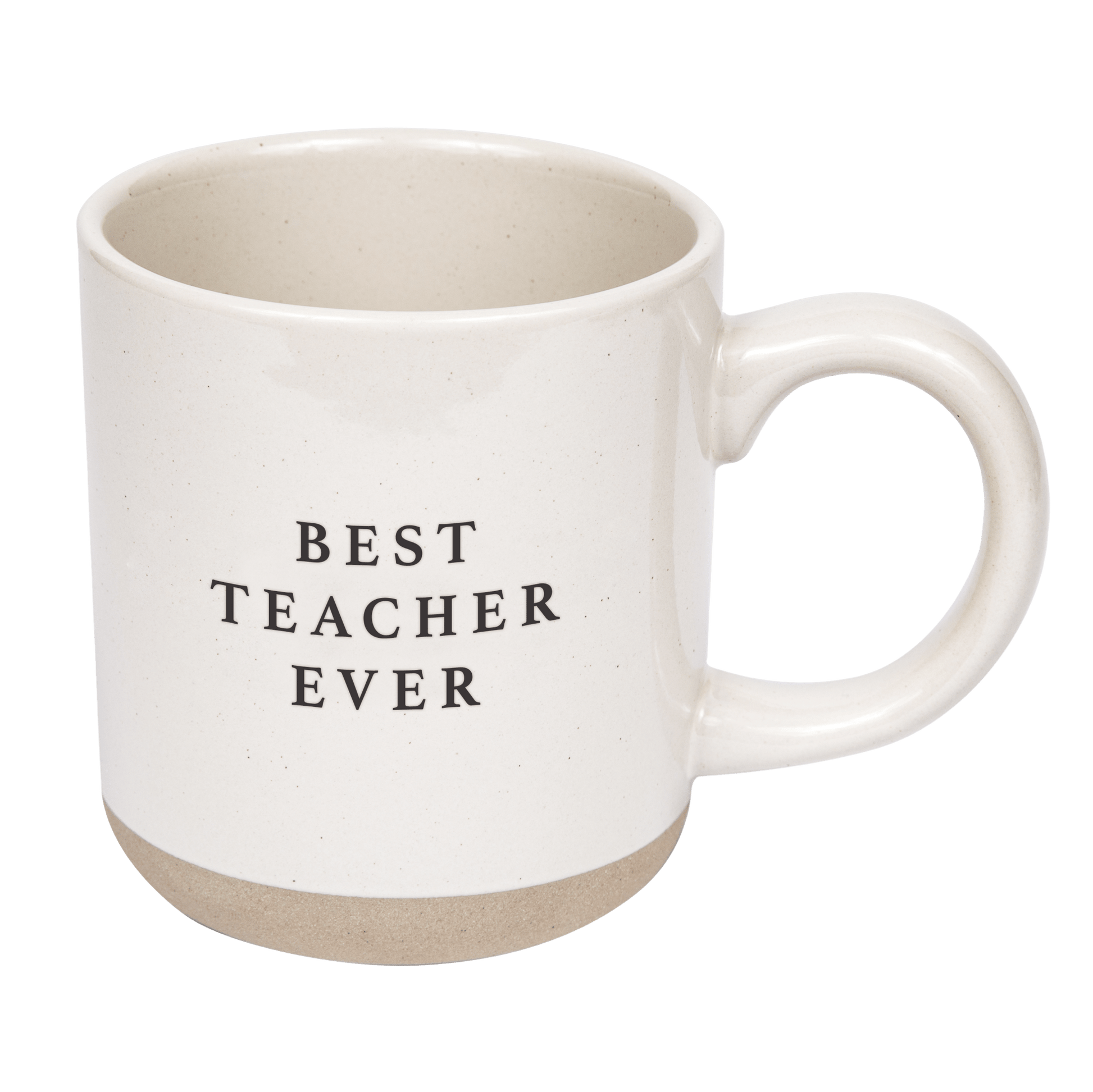 Best Teacher Ever 14oz. Stoneware Coffee Mug - Sweet Water Decor