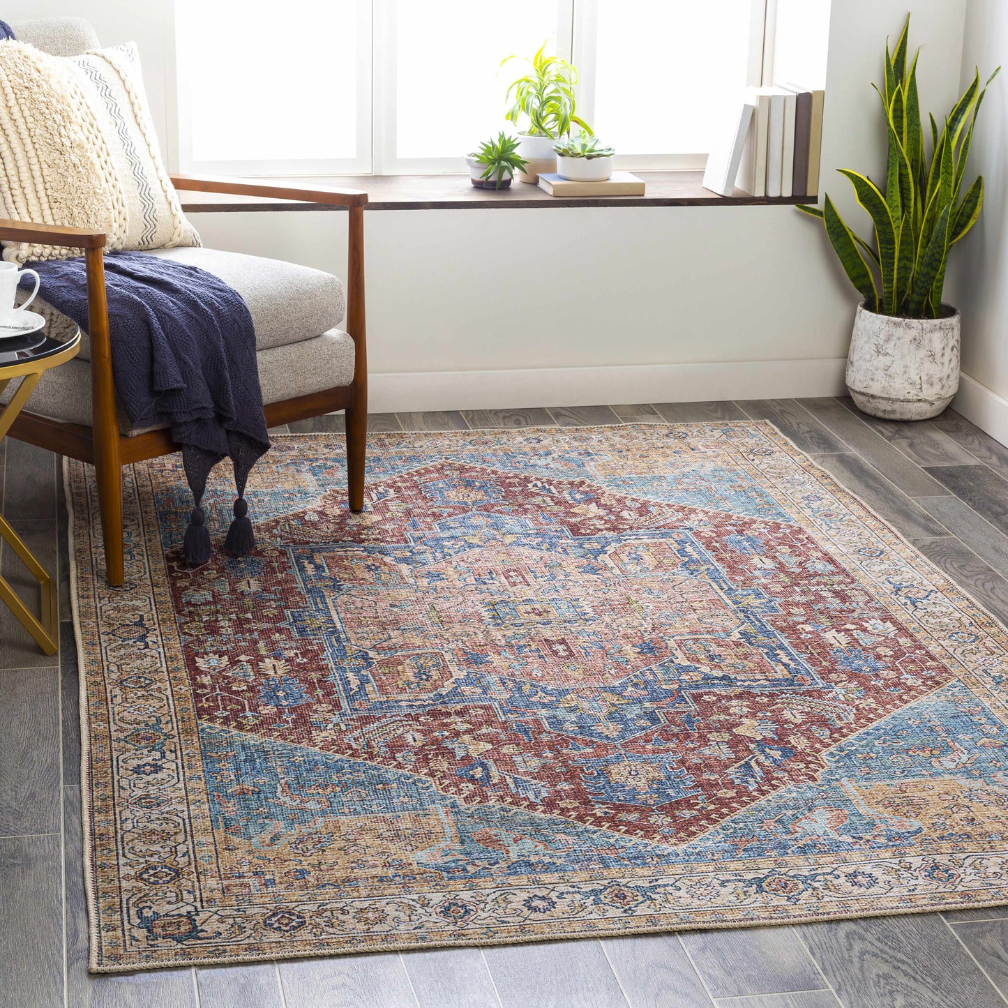 Como Washable Area Rug - Clearance - Boutique Rugs