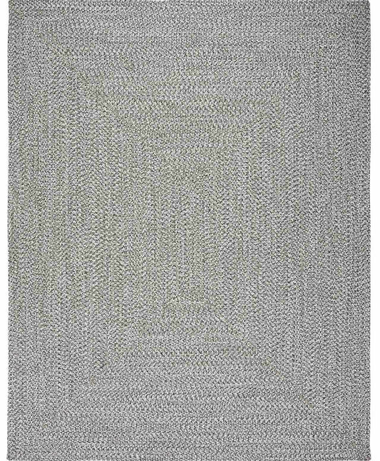 Cream Charcoal Braided Faux Jute Rug - Boutique Rugs