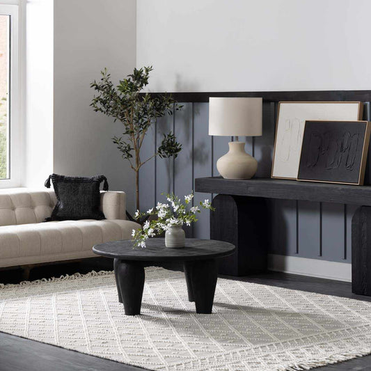 Cotton Wool Tassel Rug