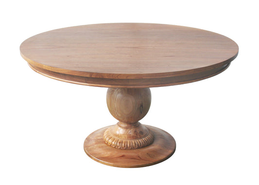 Wood Pedestal Table - Golden Oak - 55"