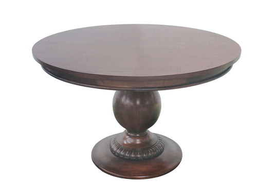 Wood Pedestal Table - Walnut - 48"