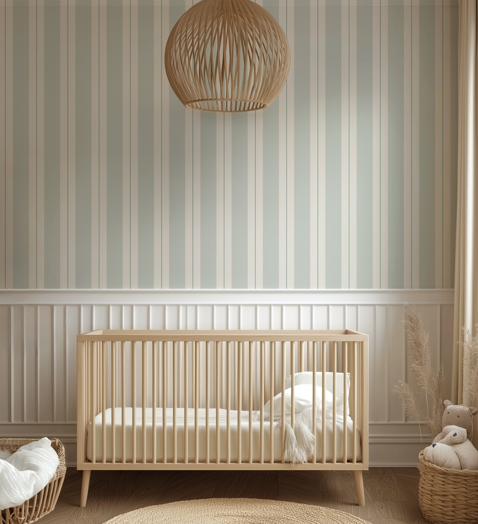Remington Bold Stripe Wallpaper by Hufton Studio - Loomwell Home Goods