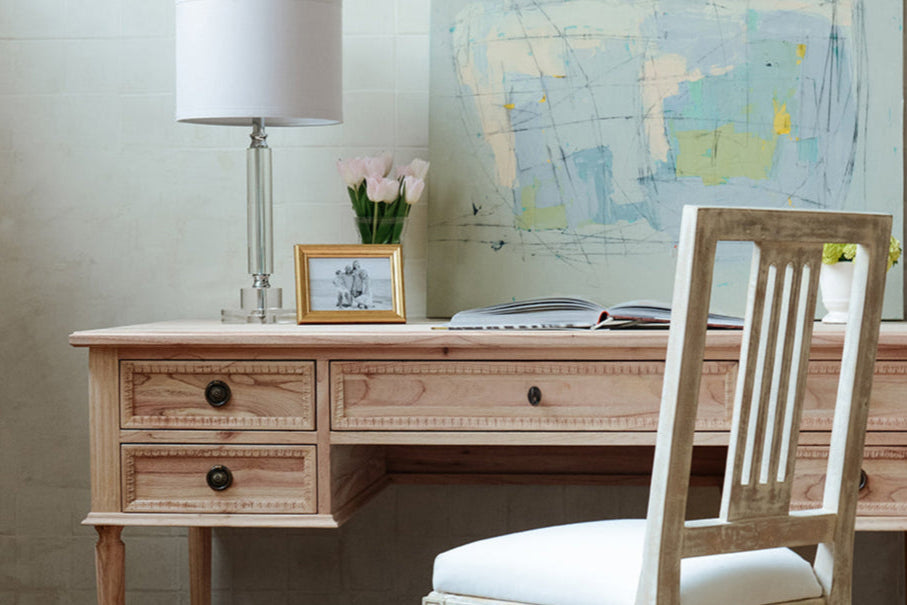 Colette Wood Desk - Ave Home