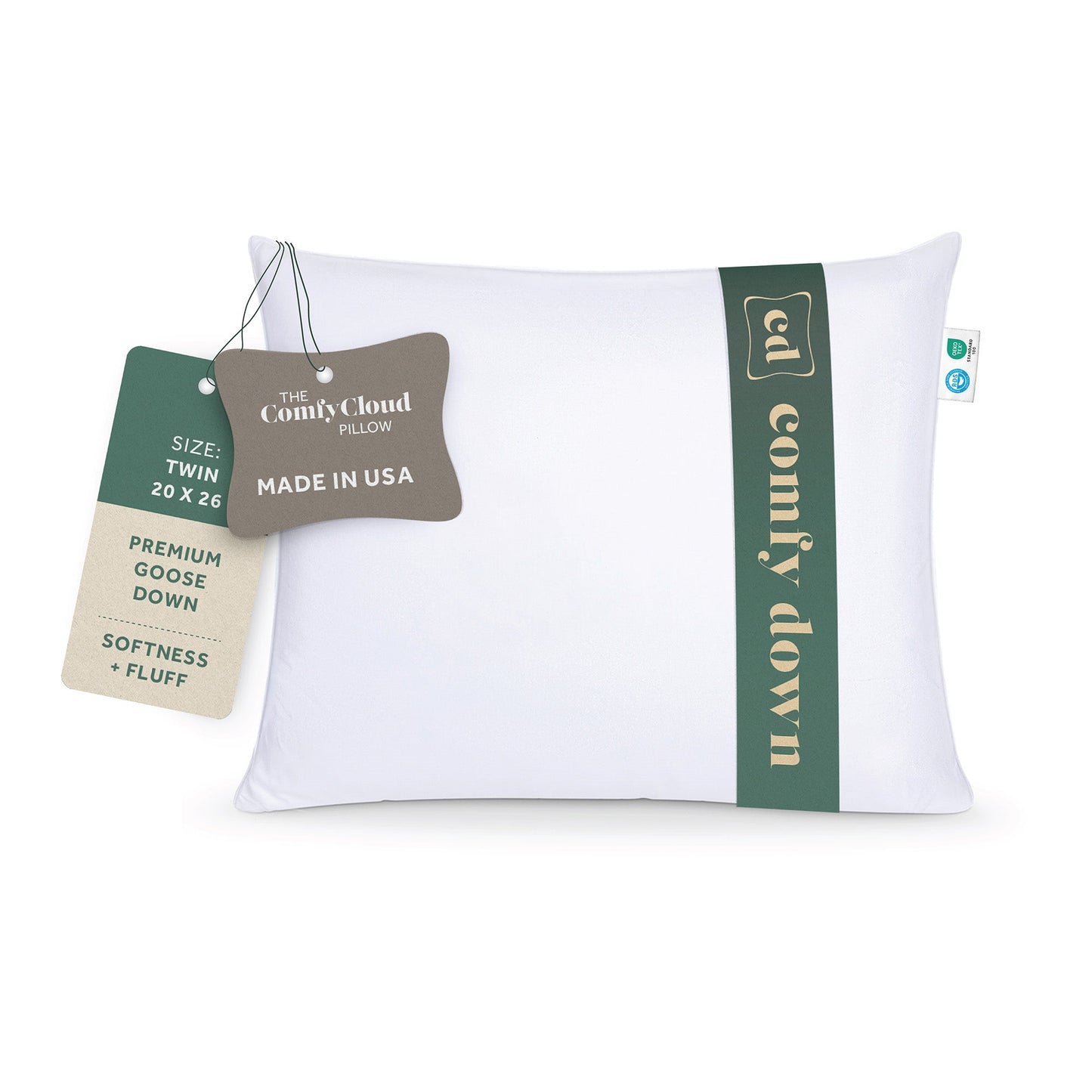 ComfyCloud Luxury Pure Down Pillow