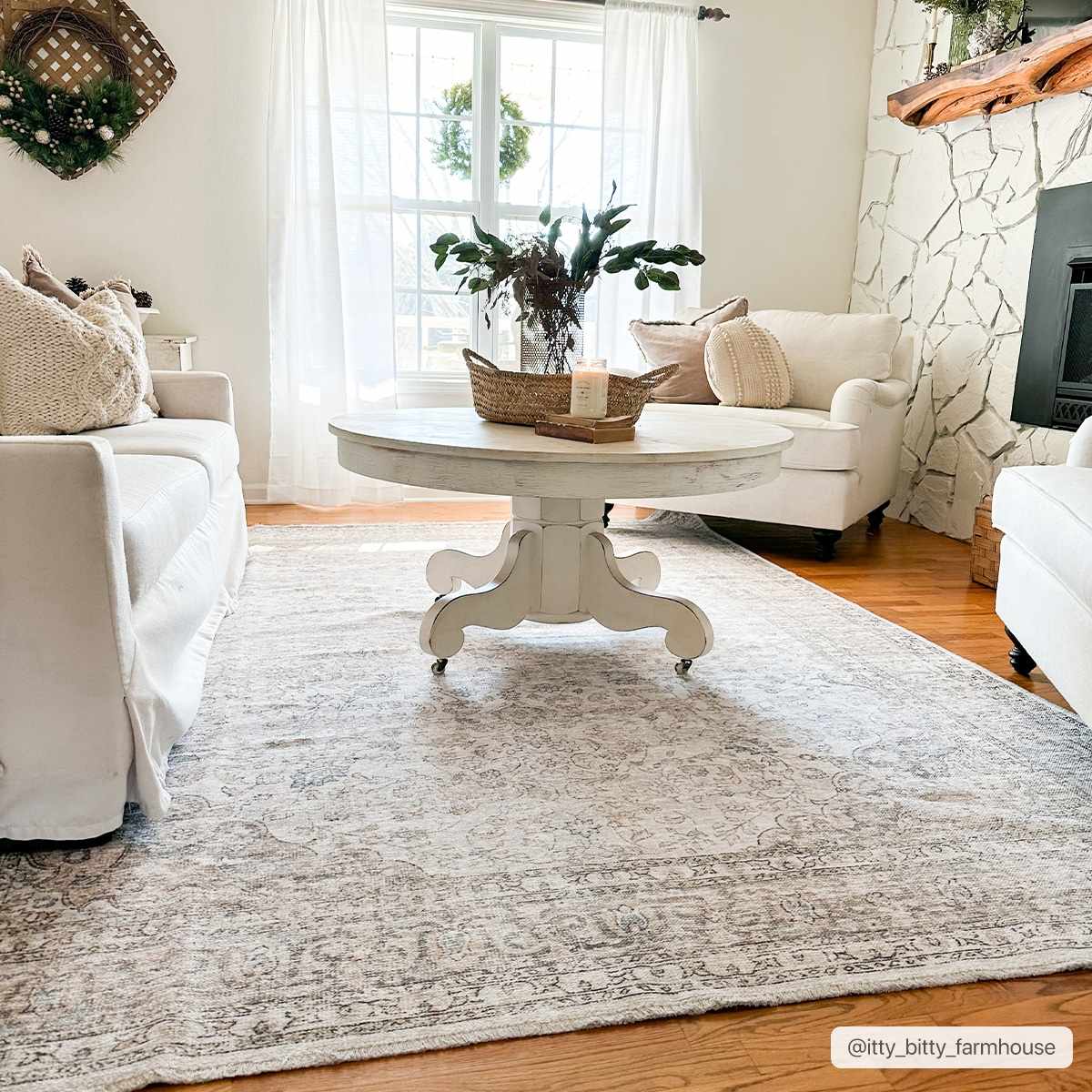 Cream Holi-2301 Washable Area Rug - Boutique Rugs