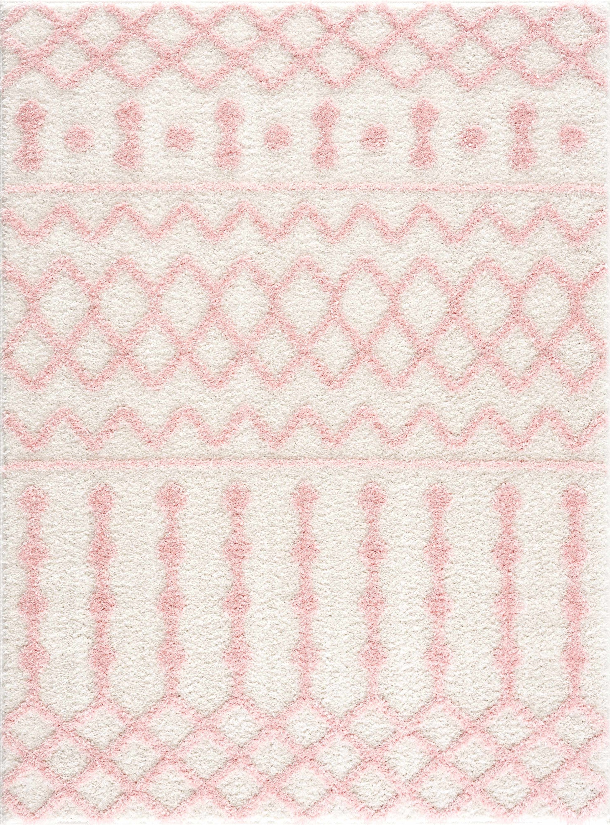 Darva Pink Plush Area Carpet - Boutique Rugs
