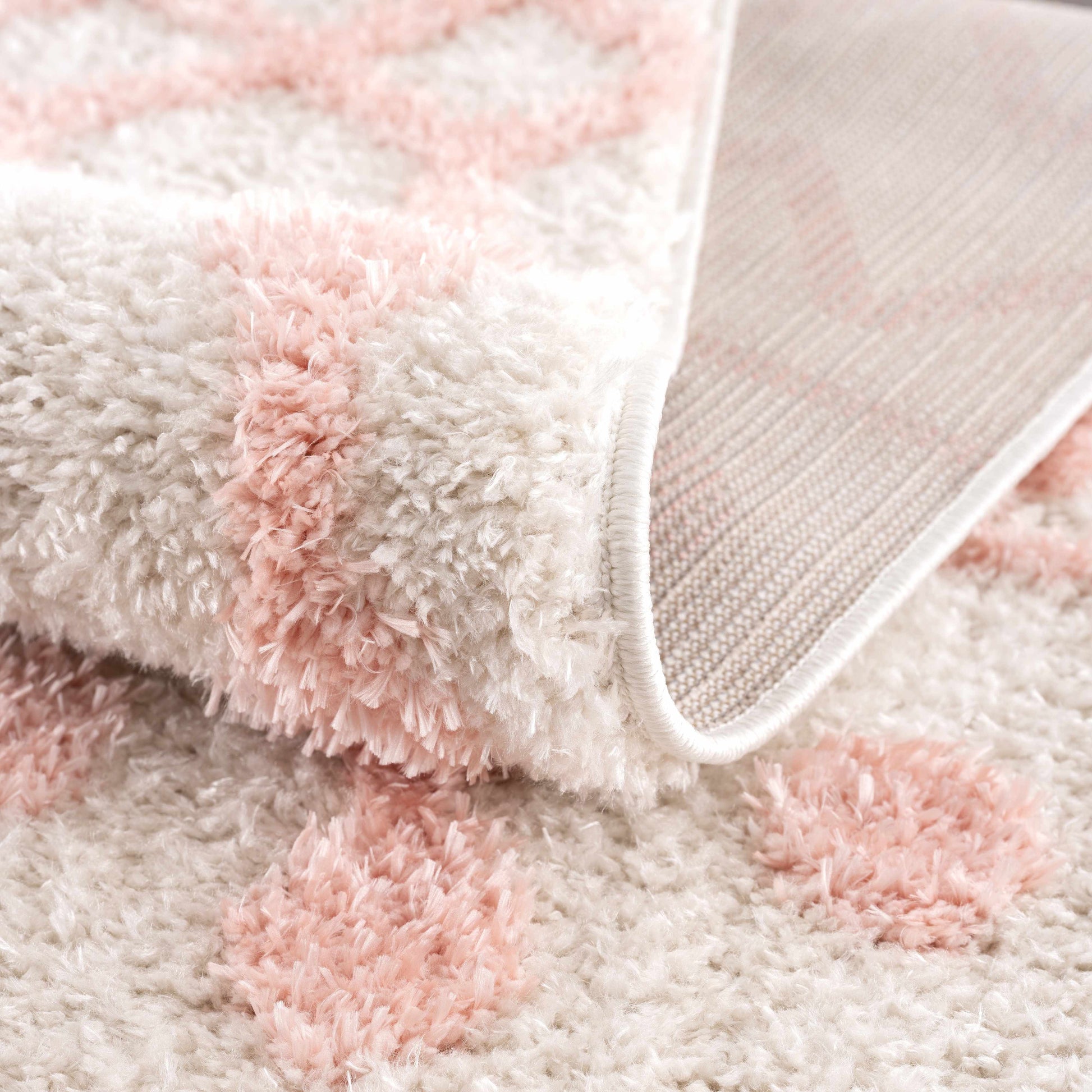 Darva Pink Plush Area Carpet - Boutique Rugs