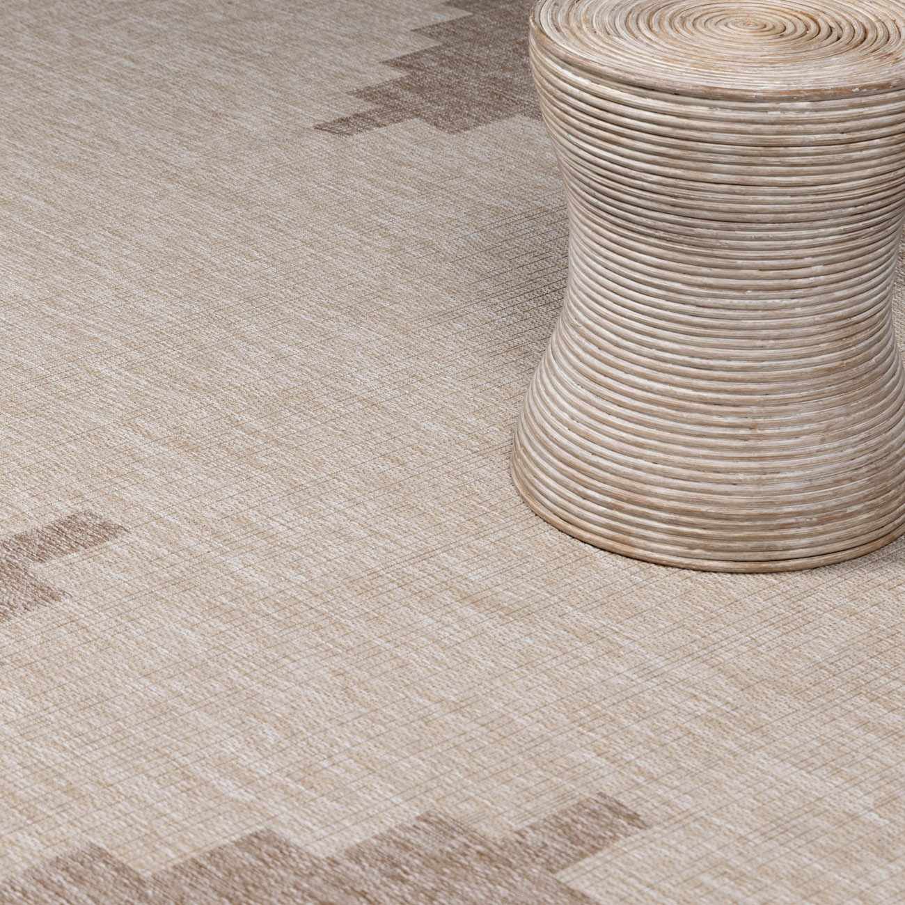 Djugun Beige Indoor & Outdoor Rug - Boutique Rugs