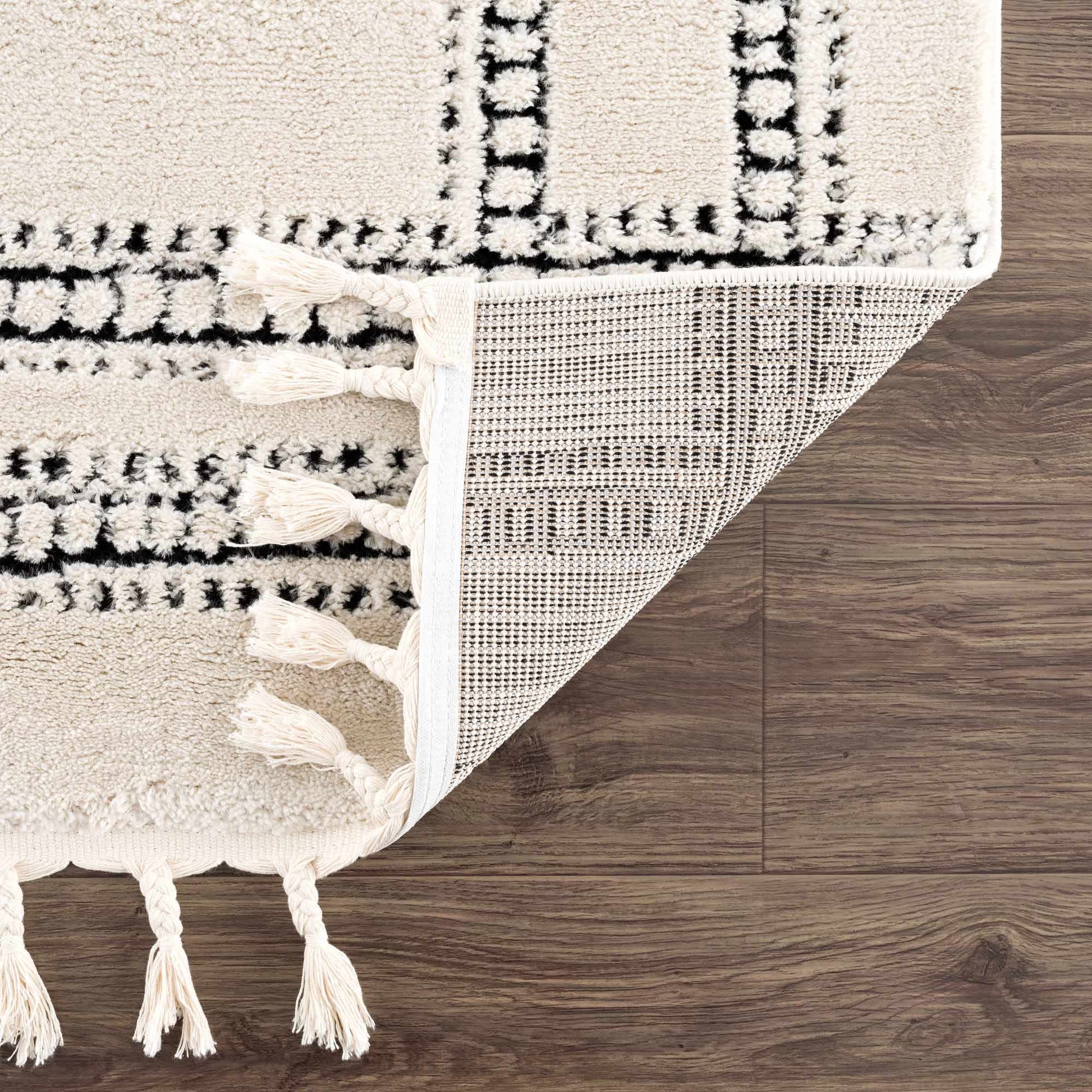 Ryuu Black & White Area Rug - Boutique Rugs