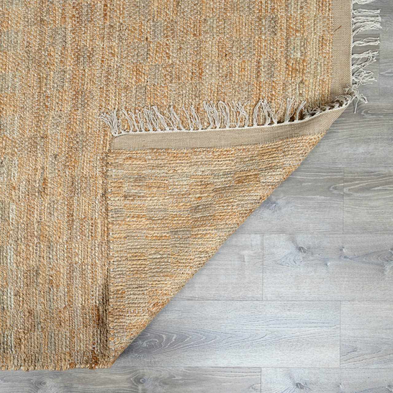 Ionut Checkered Jute Rug - Boutique Rugs
