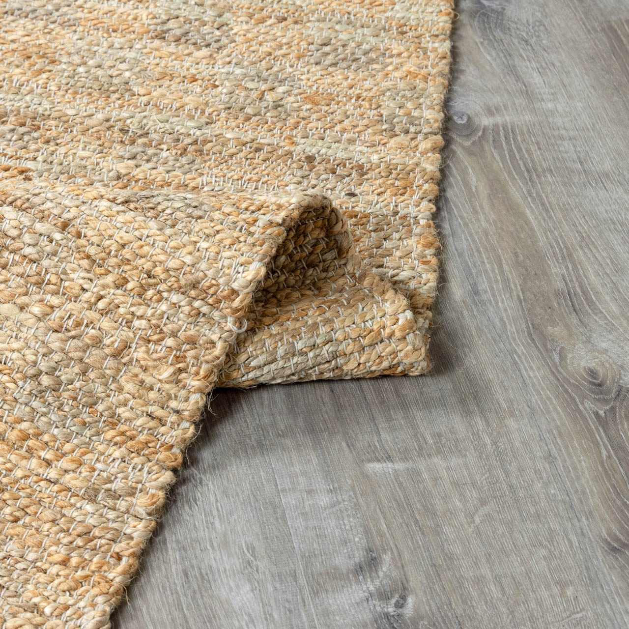 Ionut Checkered Jute Rug - Boutique Rugs