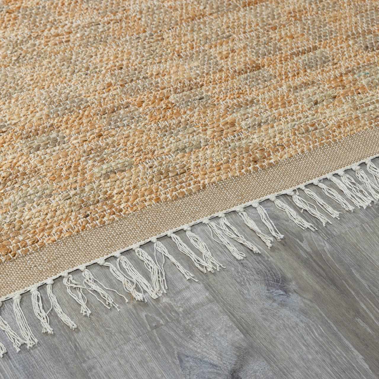 Ionut Checkered Jute Rug - Boutique Rugs