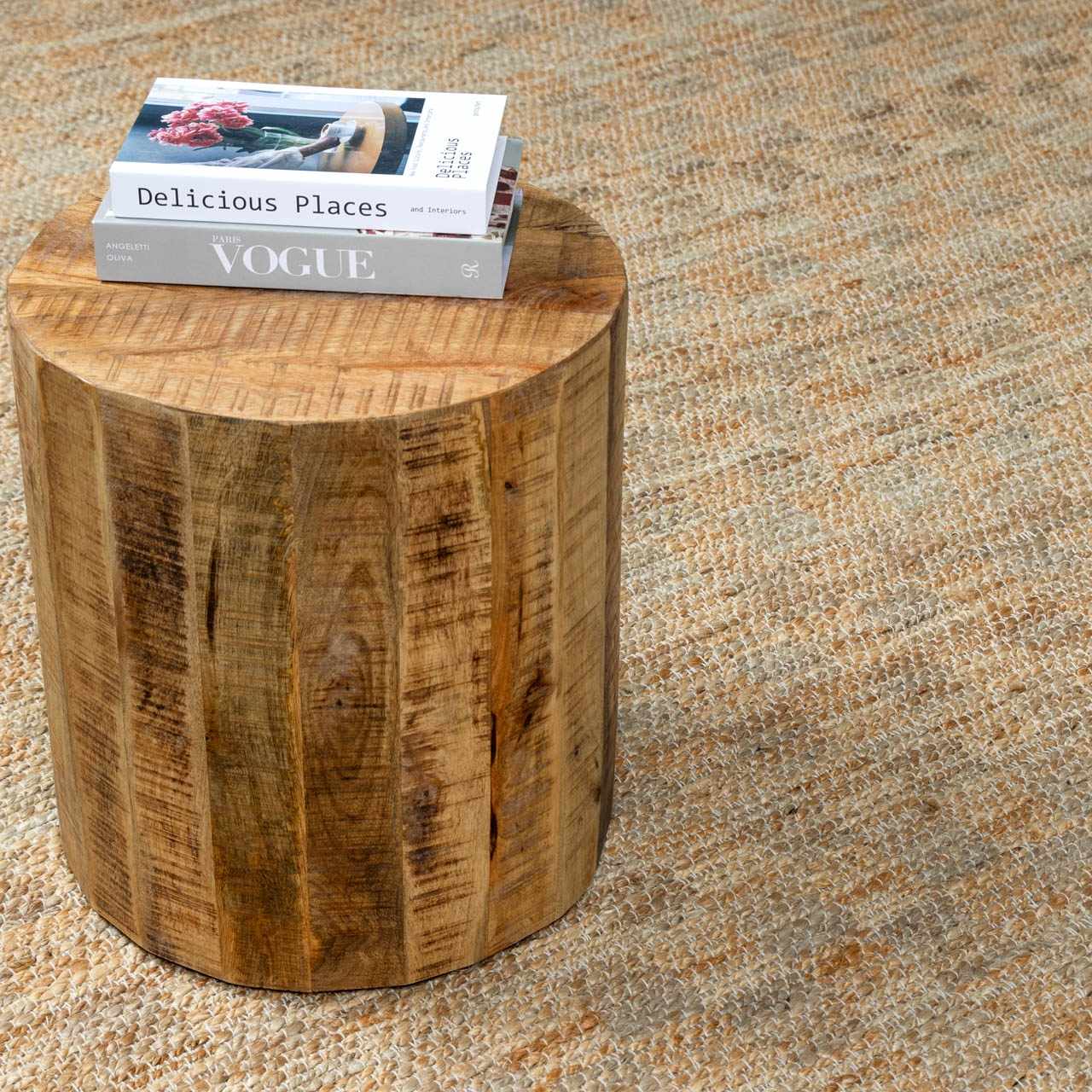 Ionut Checkered Jute Rug - Boutique Rugs