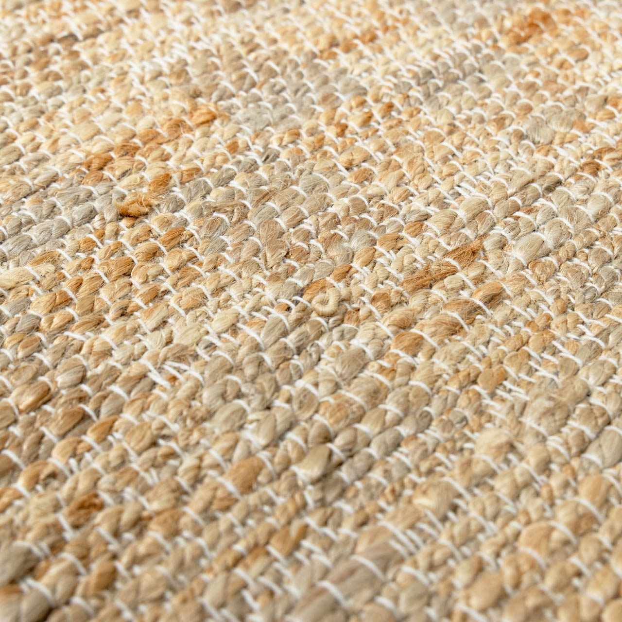 Ionut Checkered Jute Rug - 2’ x 3’ Rectangle - Boutique Rugs