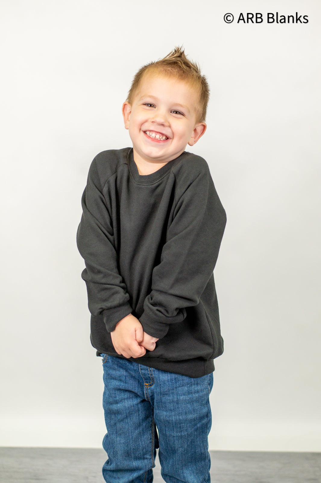 Unisex Sweatshirts - Black / 12M - ARB Blanks