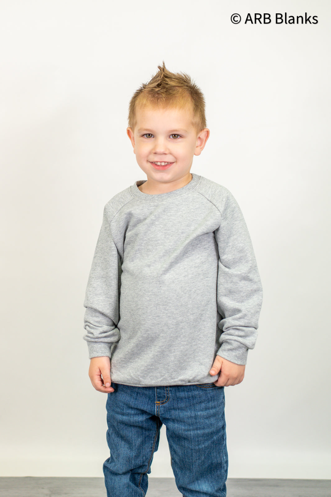 Unisex Sweatshirts - Grey / 12M - ARB Blanks