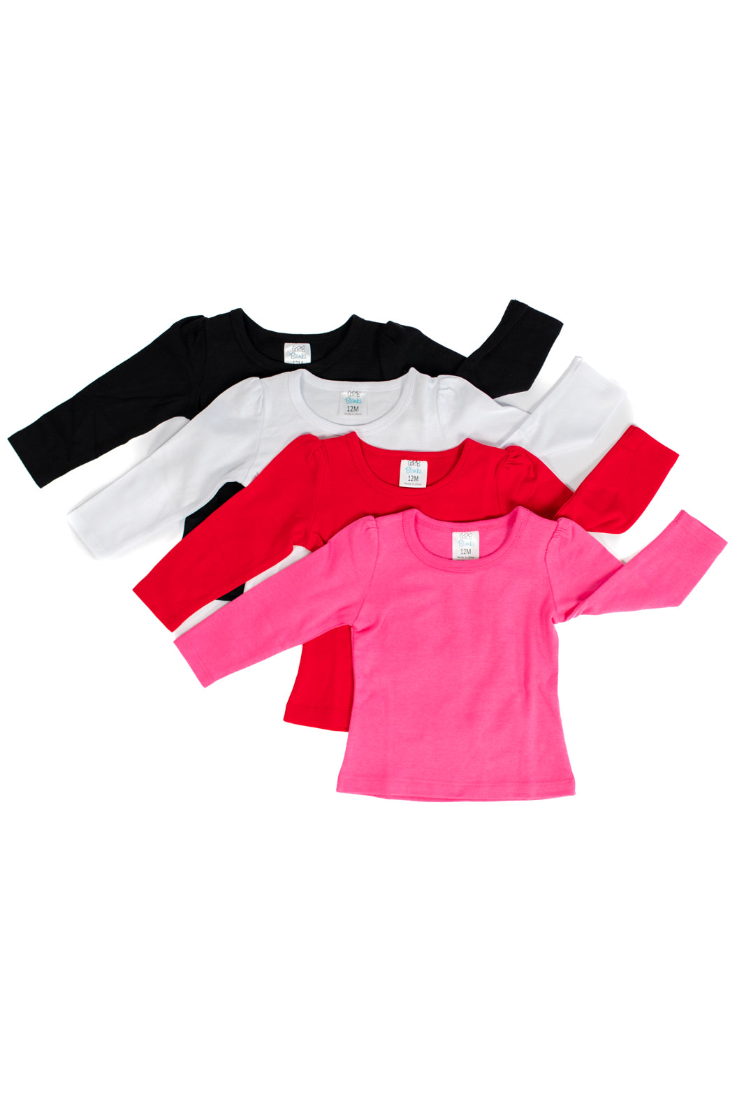 Girl’s Long Sleeve Puff Shirt - ARB Blanks