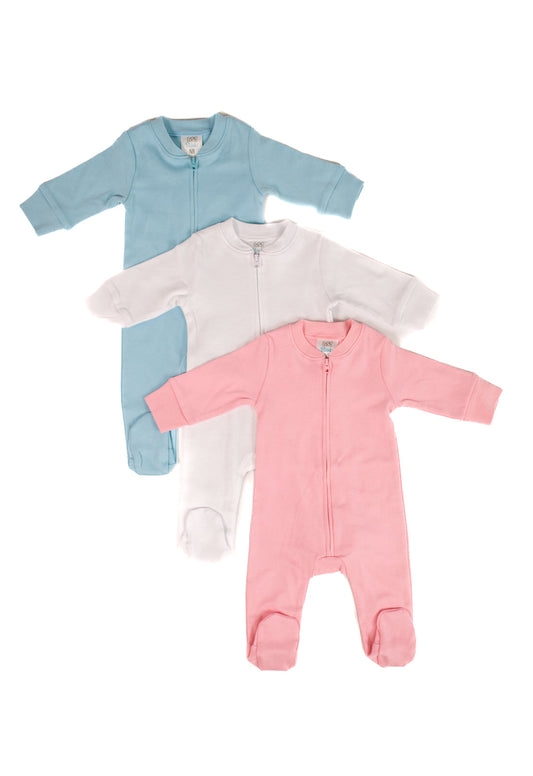 Unisex Zippered One Piece Footie - Footie’s