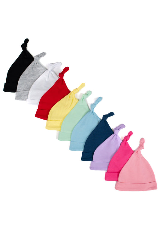Bonnets à nœuds pour bébé