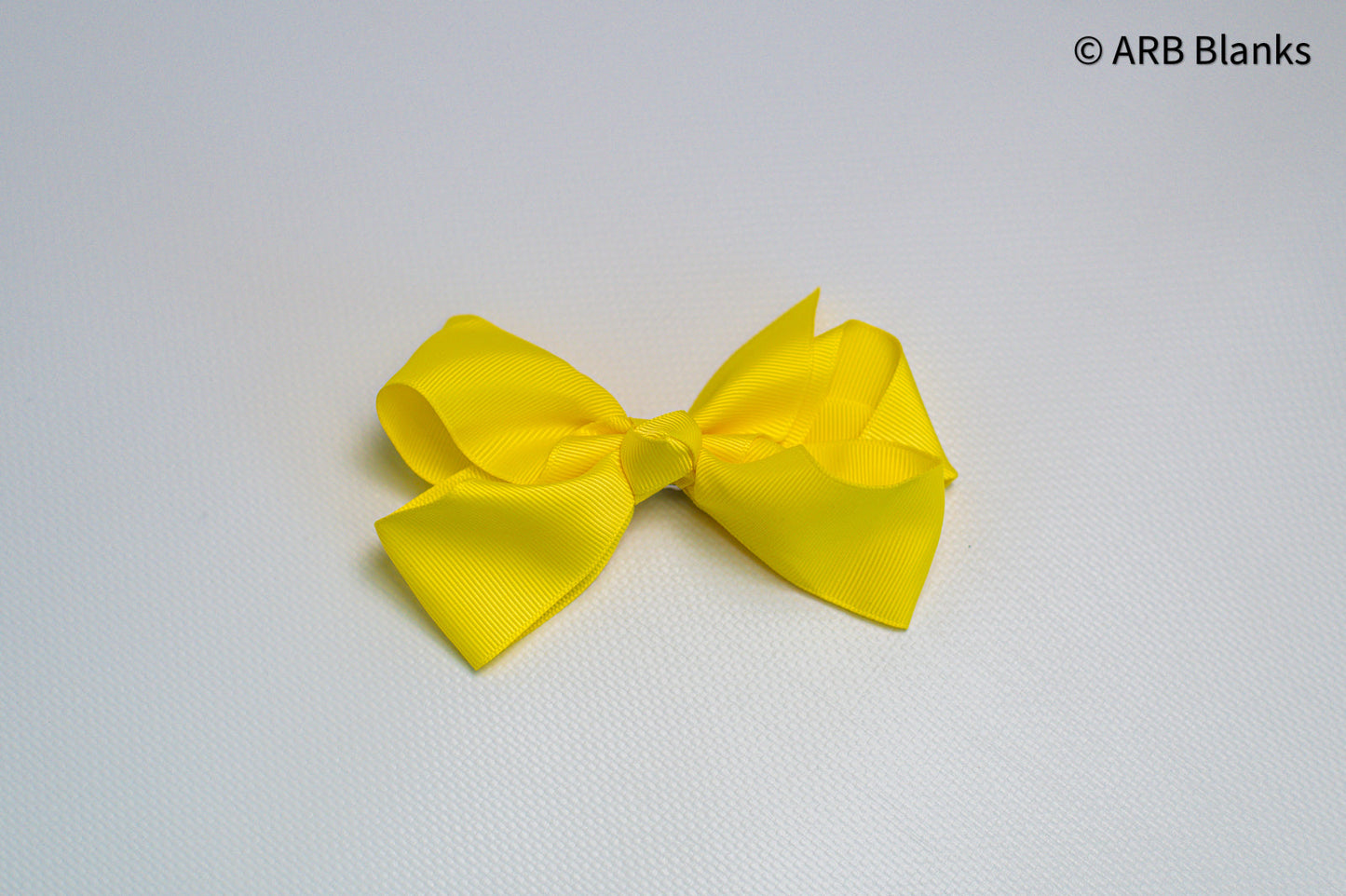 Solid Hair Bows - Lemon (New!) / 4’’ - ARB Blanks