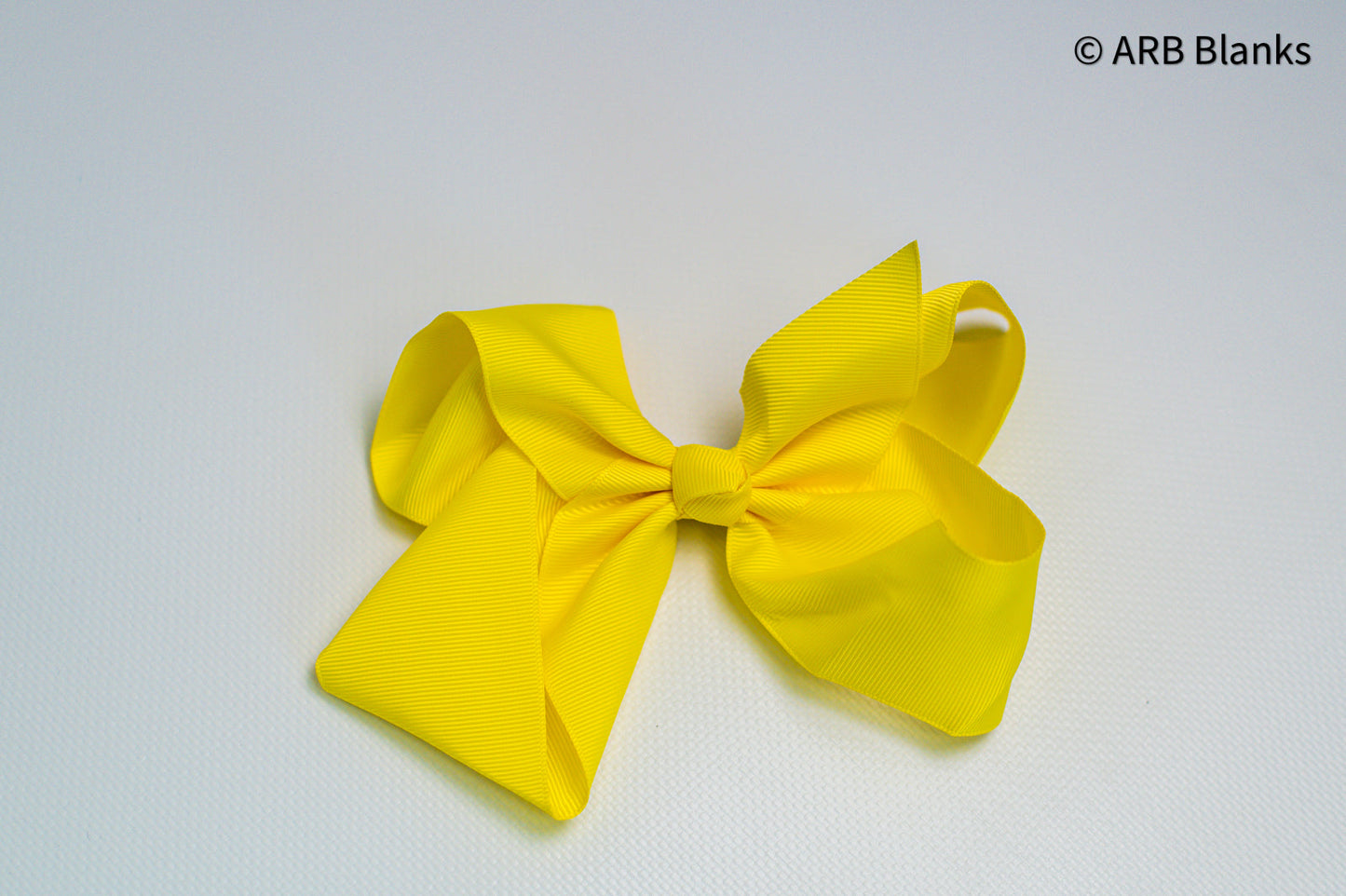 Solid Hair Bows - Lemon (New!) / 6’’ - ARB Blanks