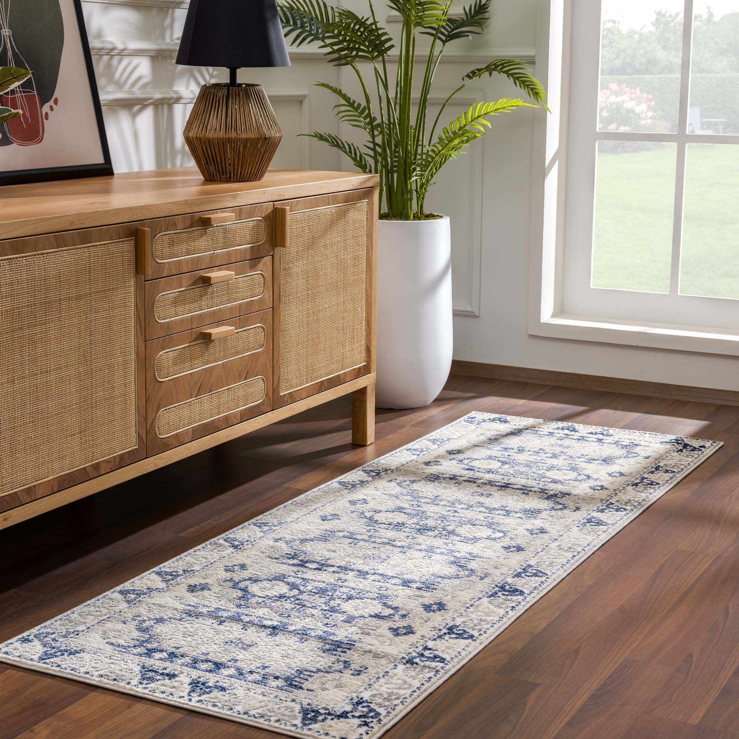 Bindi Navy Area Rug