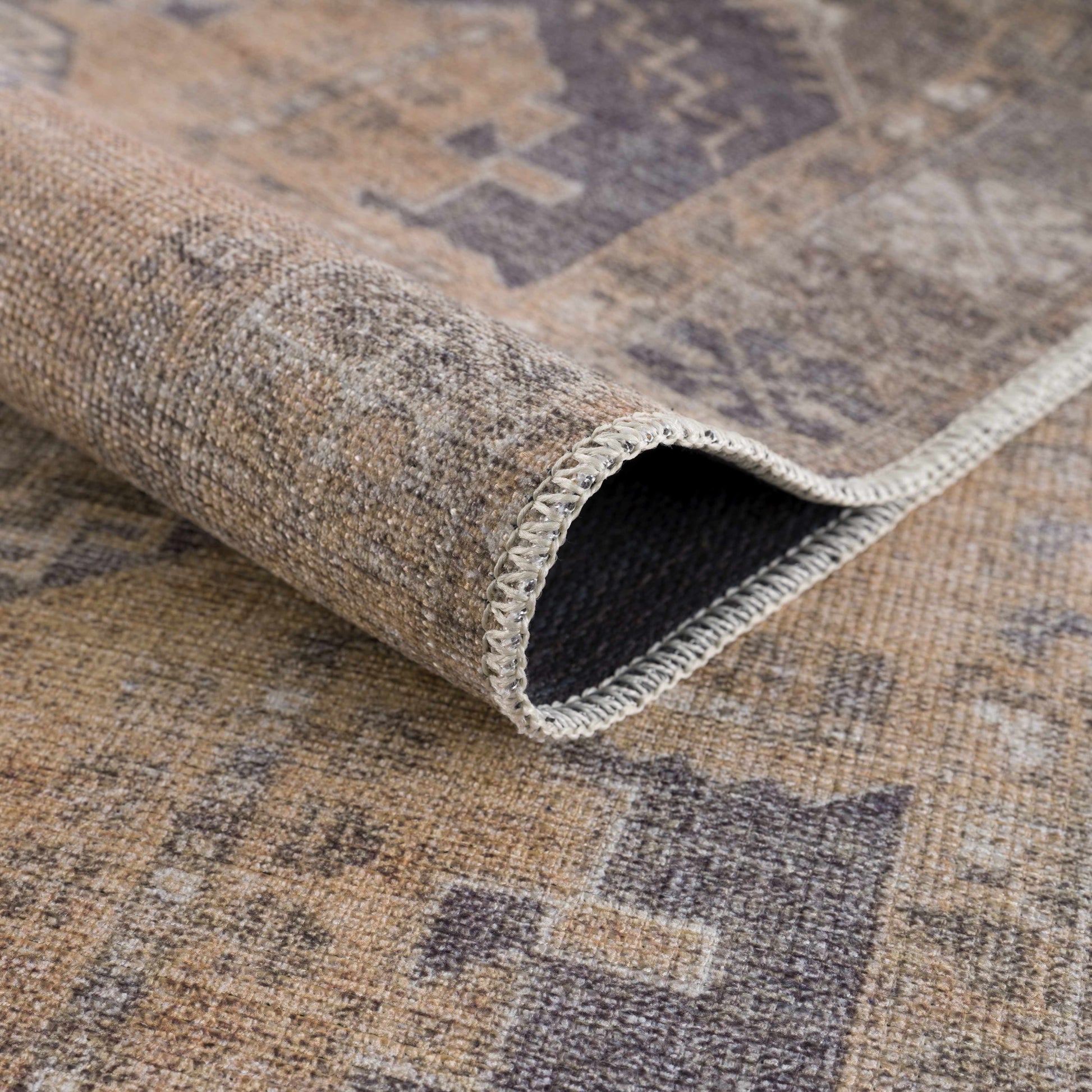 Carrabelle Peach Washable Area Rug - Clearance - Boutique Rugs