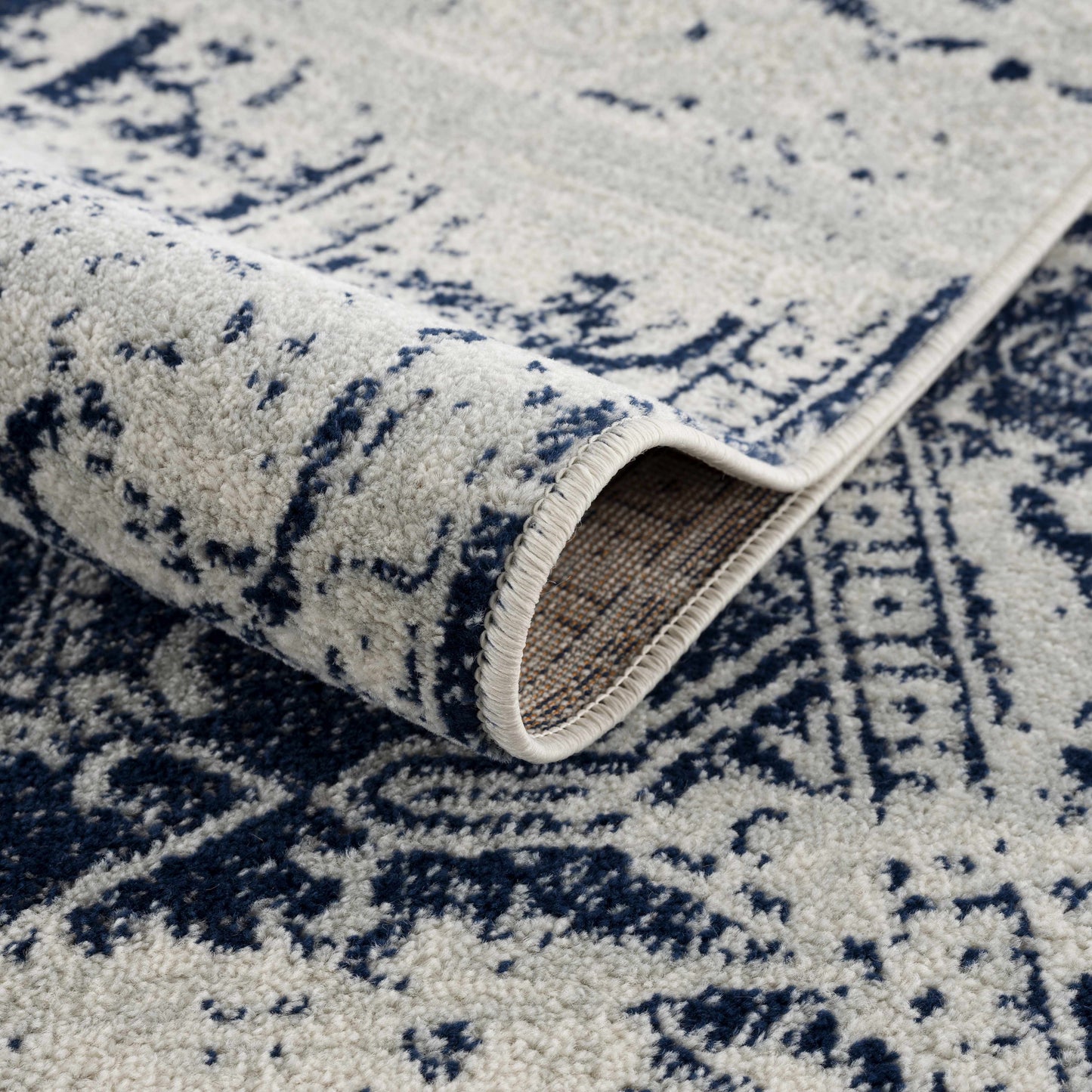 Rachel Navy Area Rug - Boutique Rugs