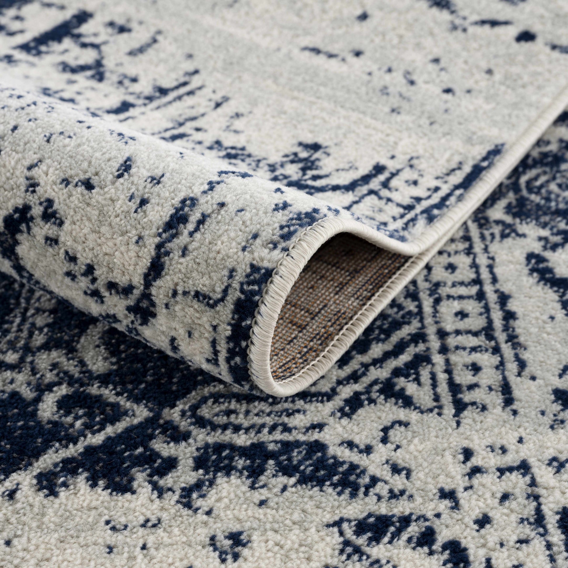Rachel Navy Area Rug - Boutique Rugs