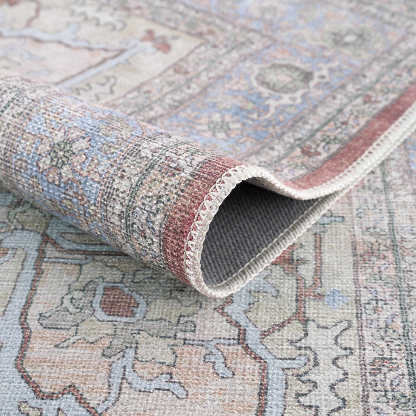 Brown Bagamanoc Medallion Washable Area Rug - Clearance - Boutique Rugs