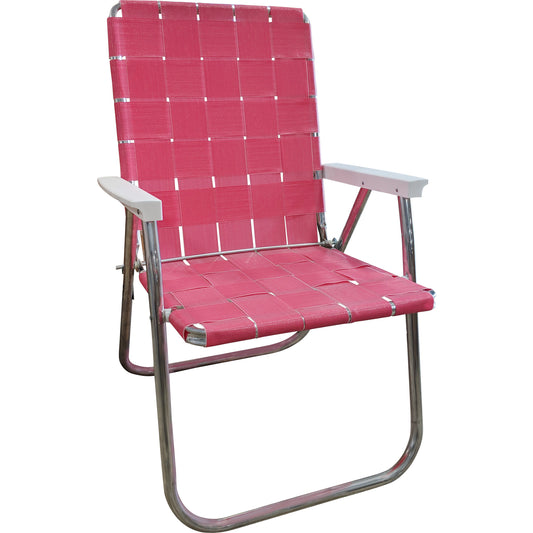 Chaise de jardin classique rose complète