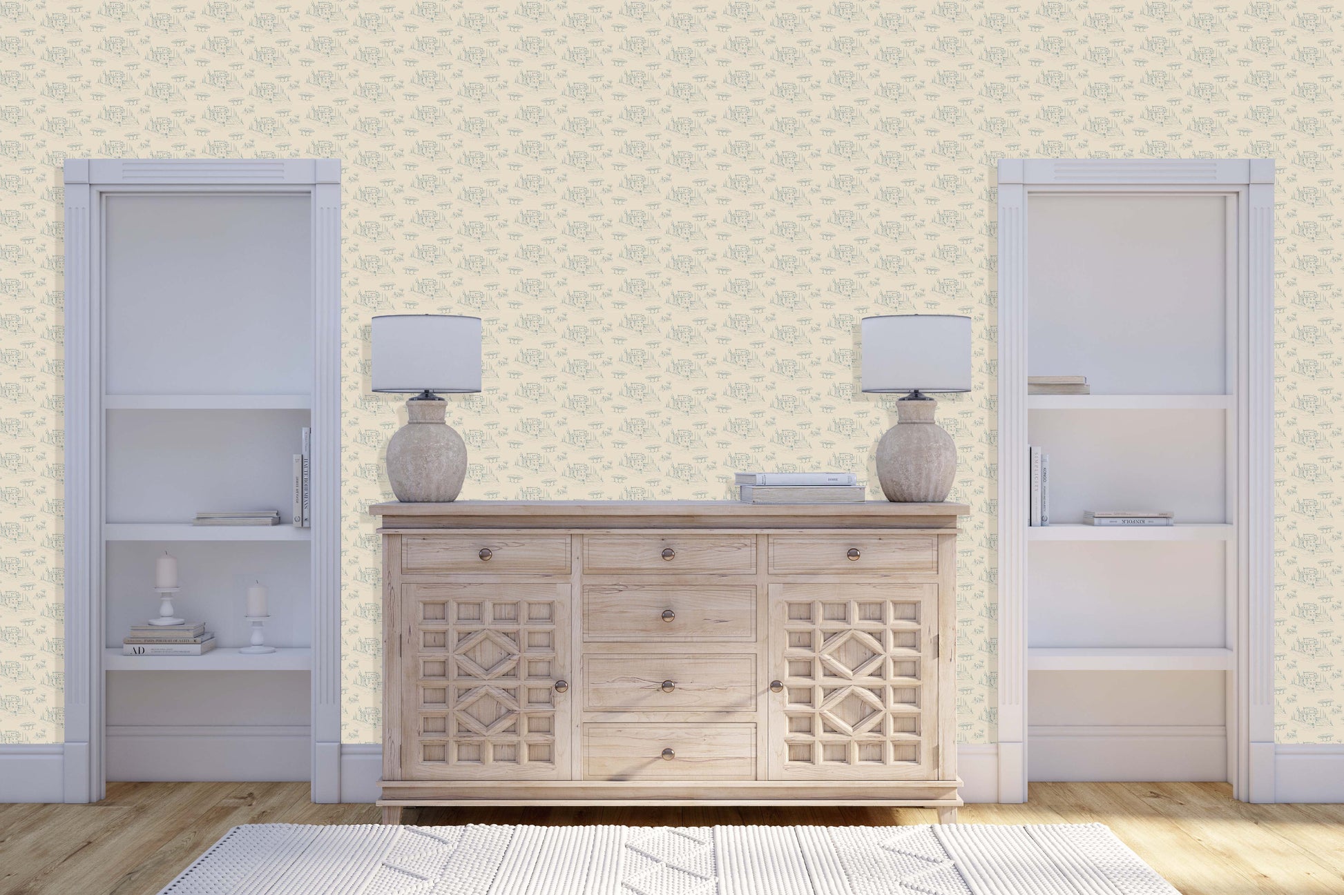 Diana Wallpaper by Danelys Sidron - Loomwell Home Goods