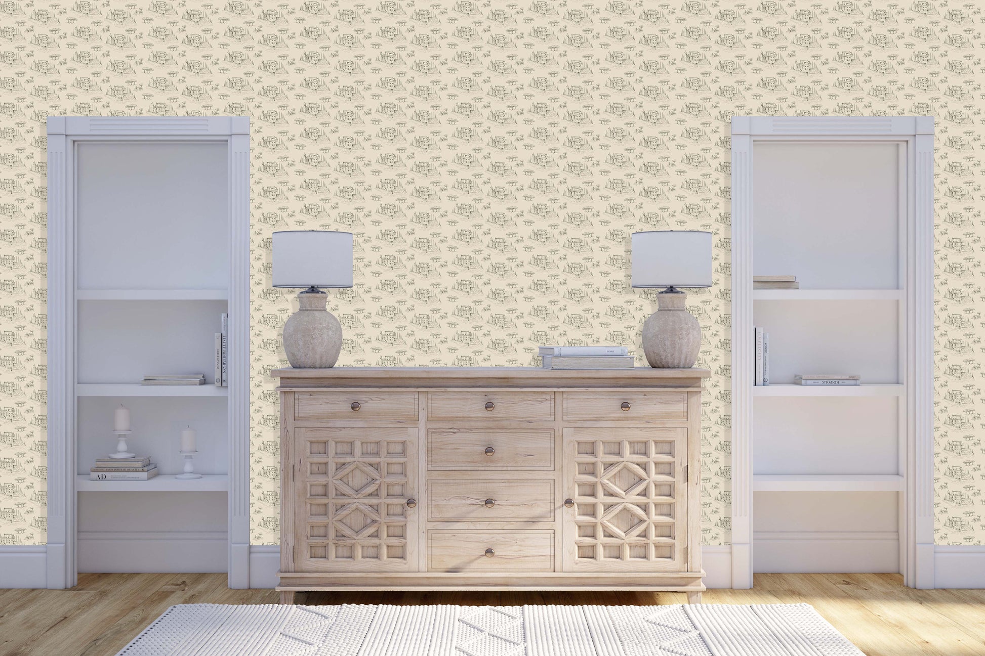 Diana Wallpaper by Danelys Sidron - Loomwell Home Goods