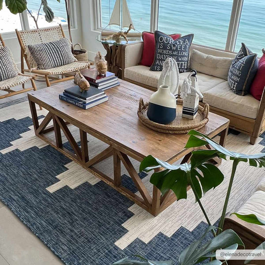 Djugun Navy Indoor & Outdoor Rug