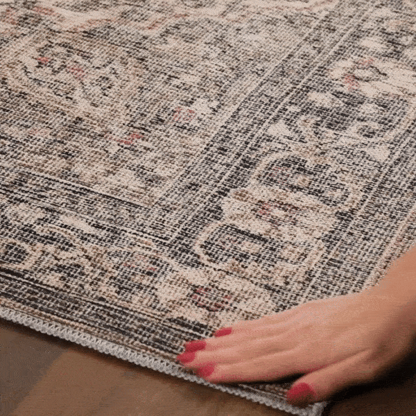 Dusty Sage Washable Persian Rug - Boutique Rugs