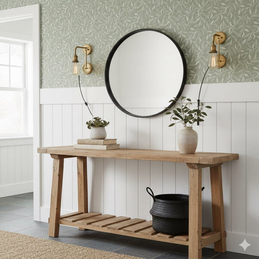 Swift Subtle Leaves Wallpaper by Aubrey Fairchild - Loomwell Home Goods